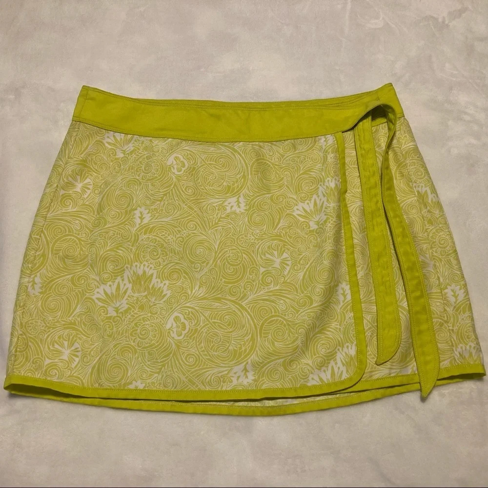 Eastern Mountain Sports Wrap Floral Swirl Skirt XL
